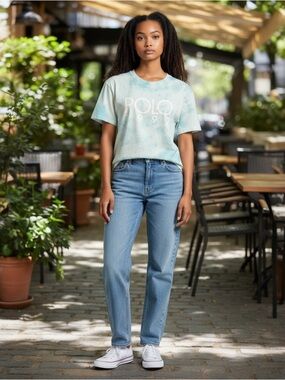 Polo by Ralph Lauren Light Blue Tie-Dye Tee